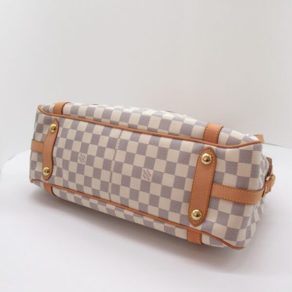 2118300047668 6 Louis Vuitton Stresa Shoulder Bag Damier Azur White