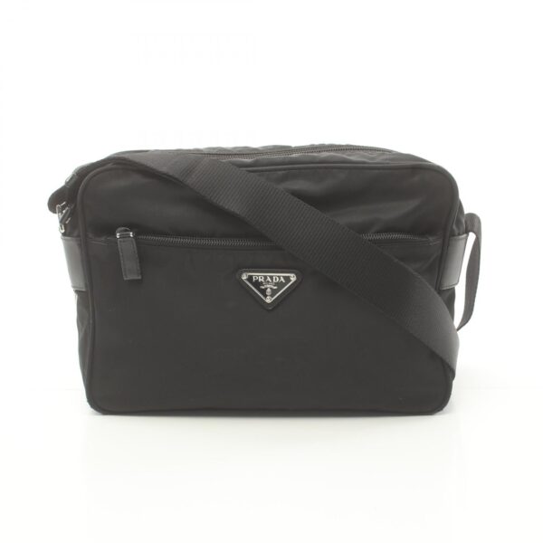 2118300050033 1 Prada Shoulder Bag Nylon Black