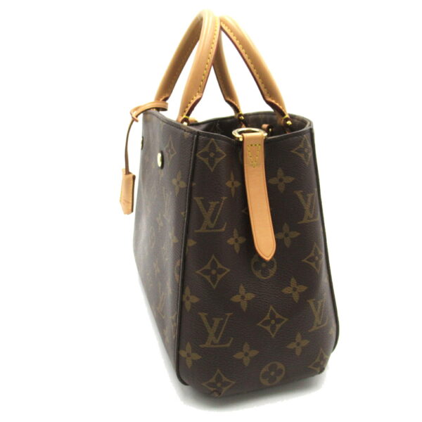 2118300050064 3 Louis Vuitton Montaigne BB Tote Bag Monogram Brown