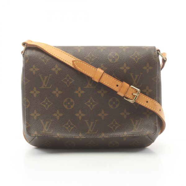 2118300050453 1 Louis Vuitton Musette Tango Shoulder Bag Monogram Brown