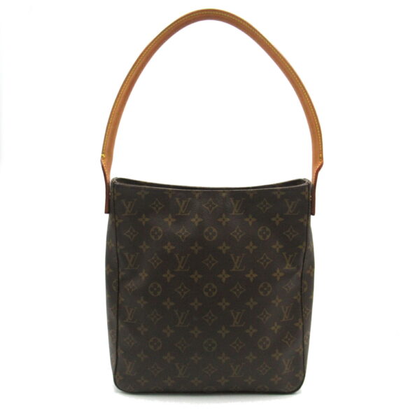 2118300053751 2 Louis Vuitton Looping Monogram Shoulder Bag Brown