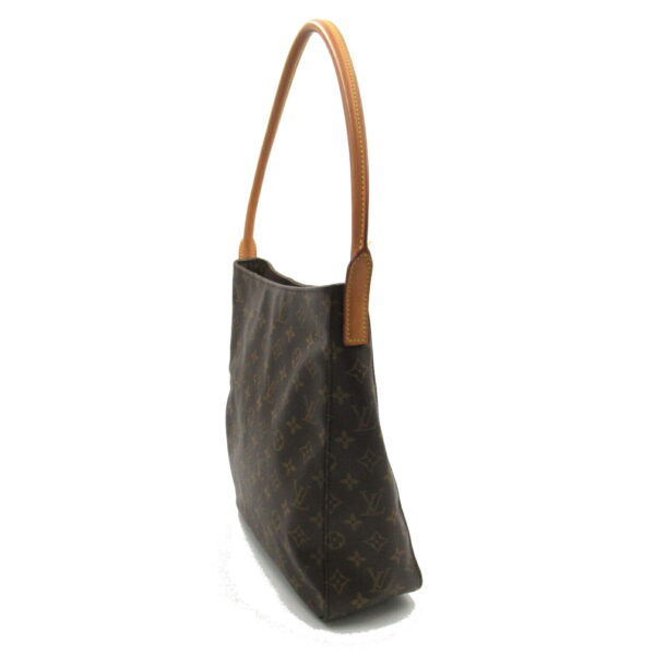 2118300053751 3 Louis Vuitton Looping Monogram Shoulder Bag Brown