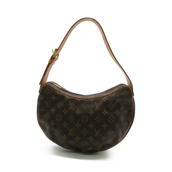 2118400101550 1 Louis Vuitton Croissant MM Shoulder Bag Monogram Brown