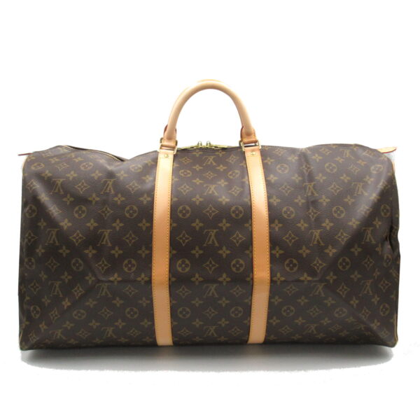 2118400117810 2 Louis Vuitton Keepall 60 Bag Monogram Brown