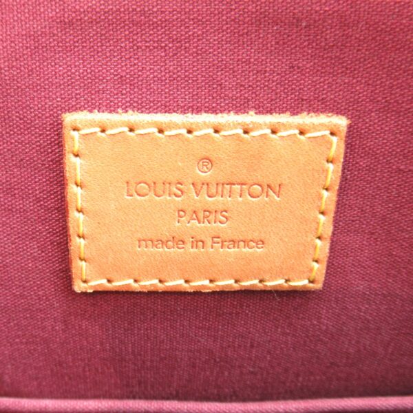 2118400122050 12 Louis Vuitton Alma Handbag Enamel Vernis Bordeaux