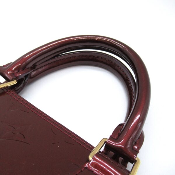 2118400122050 8 Louis Vuitton Alma Handbag Enamel Vernis Bordeaux