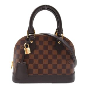 2118400122111 3 Louis Vuitton Pallas Handbag Monogram Canvas Brown Red