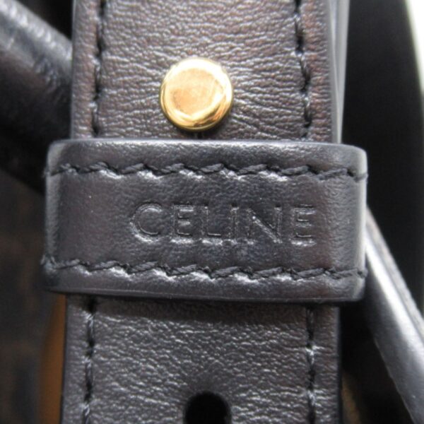 2118400124078 13 Celine Medium Shoulder Bag Black Brown