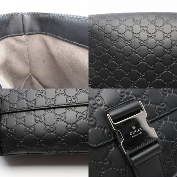 2118400125020 13c Gucci Guccisima Shoulder Bag Black