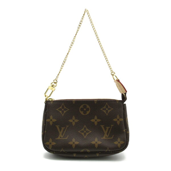 2118400127482 1 Louis Vuitton Mini Pochette Accessory Pouch Monogram Brown