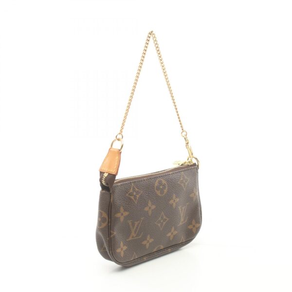 2118400129837 2 Louis Vuitton Mini Pochette Accessoire Leather Monogram Brown