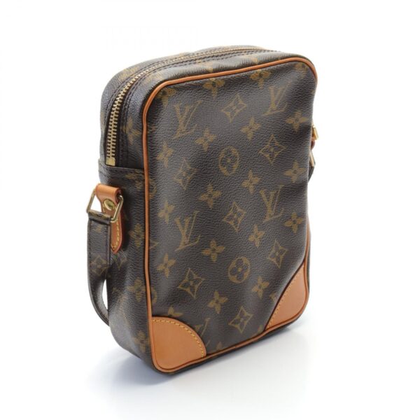 2118400130048 2 Louis Vuitton Danube Monogram Shoulder Bag Brown