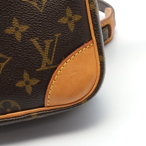 2118400130048 5 Louis Vuitton Danube Monogram Shoulder Bag Brown