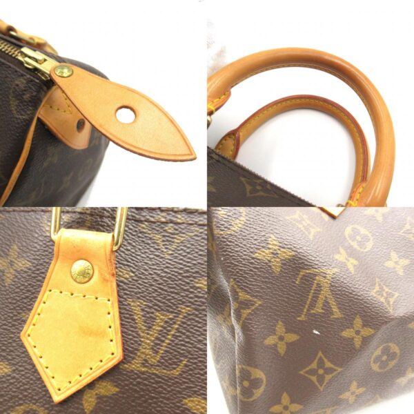 2118400130604 9c Louis Vuitton Speedy 25 Handbag Monogram Brown