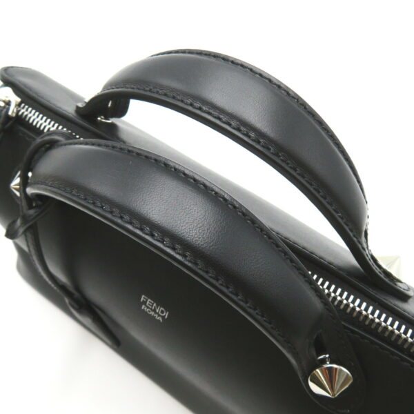 2118400131502 5 Fendi Visible 2Way Shoulder Bag Leather Black