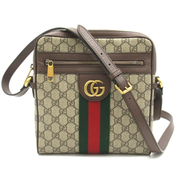 2118400133001 1 Gucci Ophidia Messenger Bag Brown Beige