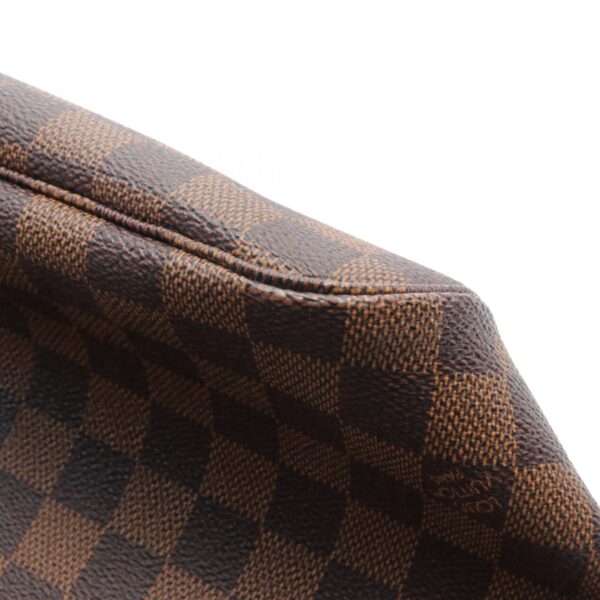 2118400136873 6 Louis Vuitton Neverfull MM Tote Bag Leather Damier Brown