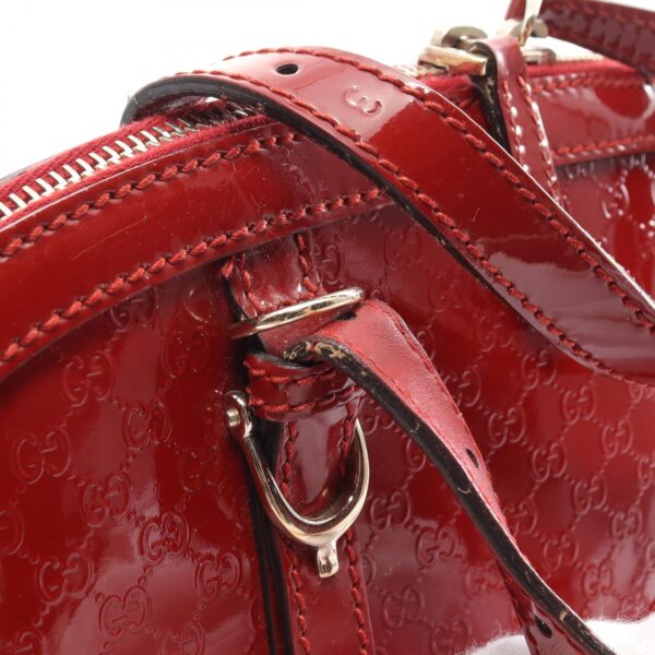 2118400143680 9 Gucci Nice Micro Guccisima Handbag Patent Leather Red