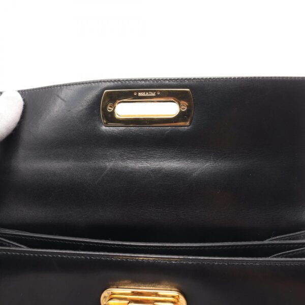 2118400144625 9 Salvatore Ferragamo Gancini Handbag Leather Black