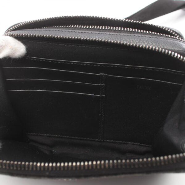 2118400144656 6 Dior Oblique Shoulder Bag Leather Black