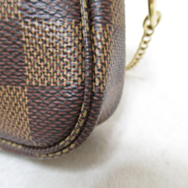 2118500038930 6 Louis Vuitton Mini Pochette Accessoire Pouch Bag Damier Brown