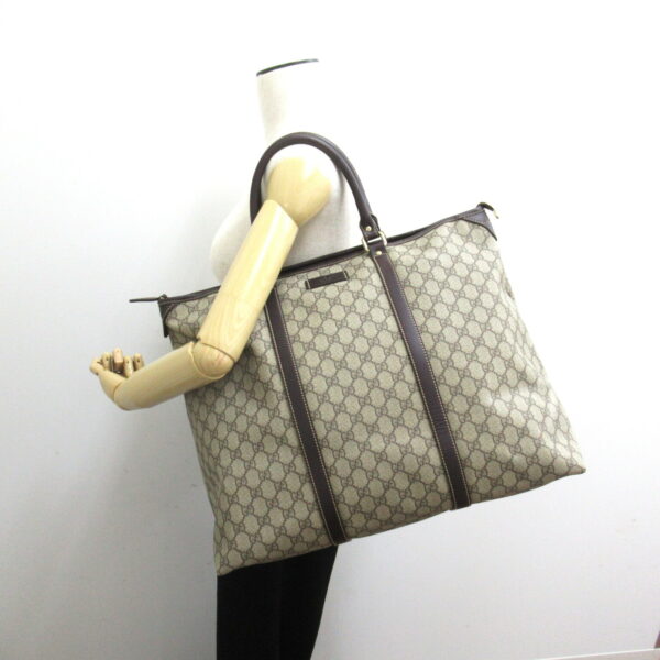 2118500042012 5 Gucci GG Supreme Tote Bag Brown