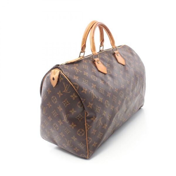 2118500043767 2 Louis Vuitton Speedy 40 Leather Monogram Brown