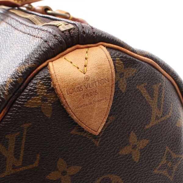 2118500043767 4 Louis Vuitton Speedy 40 Leather Monogram Brown