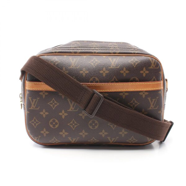 2118500044542 1 Louis Vuitton Reporter PM Shoulder Bag Monogram Brown