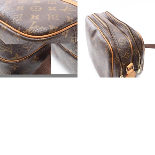 2118500044542 10c Louis Vuitton Reporter PM Shoulder Bag Monogram Brown