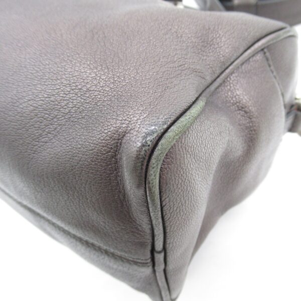 2118700051043 5 Loewe 2Way Bag Leather Gray Metallic