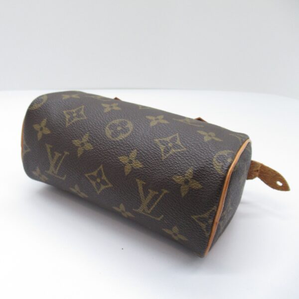 2118700057236 8 Louis Vuitton Mini Speedy Handbag Monogram Brown