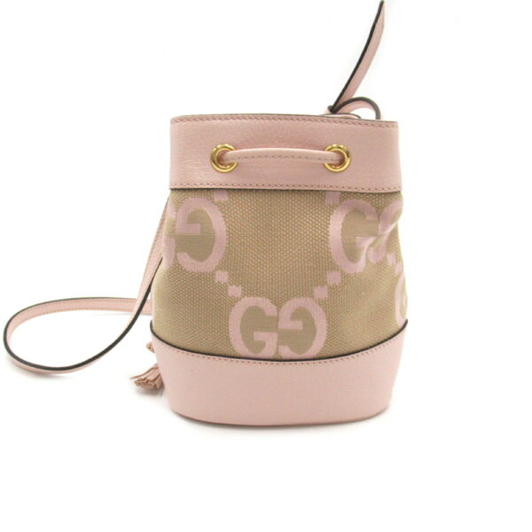 2118700061325 2 Gucci Jumbo GG Shoulder Bag Pink Beige