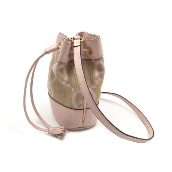 2118700061325 3 Gucci Jumbo GG Shoulder Bag Pink Beige