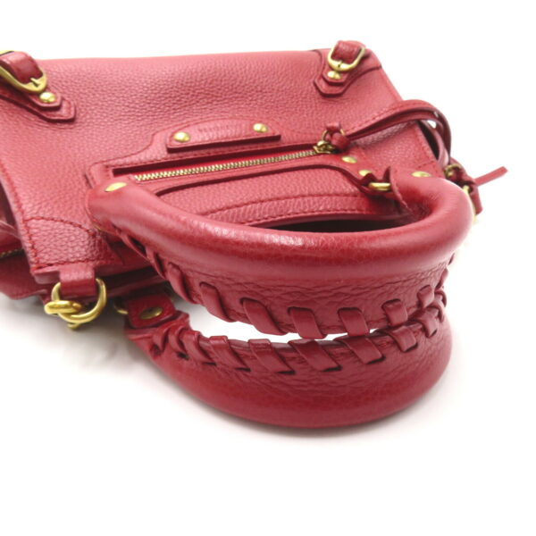 2118700062315 5 Balenciaga Neo Classic City Mini 2Way Shoulder Bag Leather Red