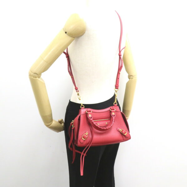 2118700062315 6 Balenciaga Neo Classic City Mini 2Way Shoulder Bag Leather Red