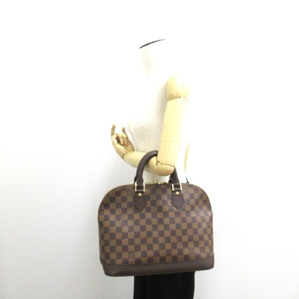 2118800083739 4 Louis Vuitton Alma Handbag Bag Damier Brown