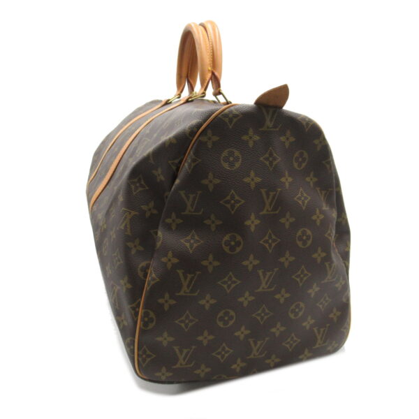 2118800092205 Louis Vuitton Keepall 55 Bag Monogram Brown