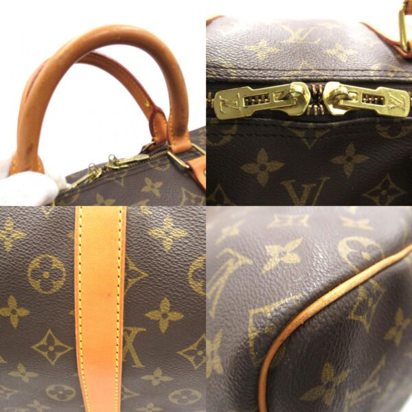 2118800092205 9c Louis Vuitton Keepall 55 Bag Monogram Brown