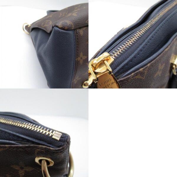 2118800096524 8c Louis Vuitton Pallas 2way Shoulder Bag Monogram Navy