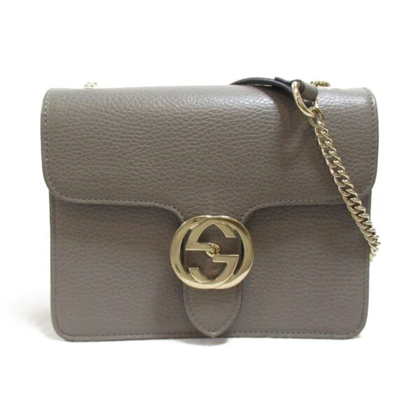 2118800097514 2 Gucci GG Soho Chain Shoulder Bag Gray