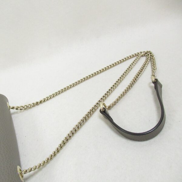 2118800097514 8 Gucci GG Soho Chain Shoulder Bag Gray