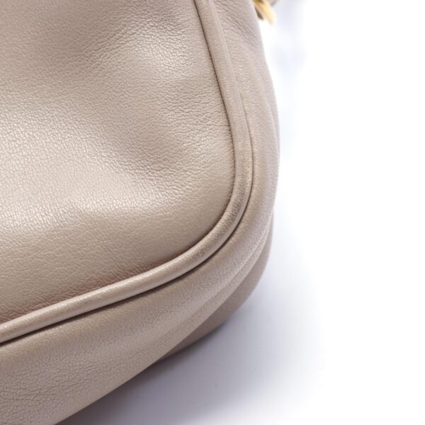 2118800104120 6 Miu Miu Pouch Bag Leather Beige