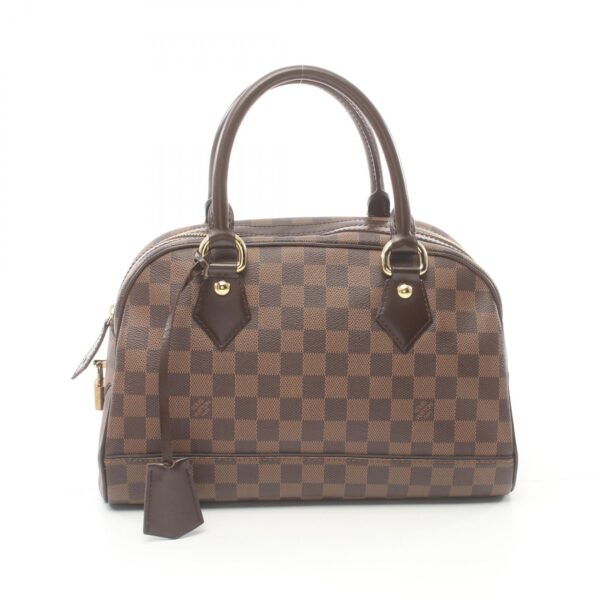 2118800108296 1 Louis Vuitton Duomo Handbag Leather Damier Brown