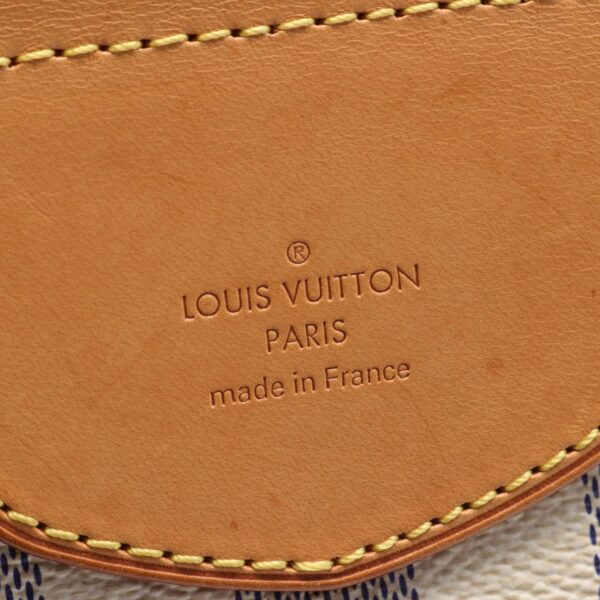 2118800109422 4 Louis Vuitton Stresa PM Leather Shoulder Bag Damier Azur White