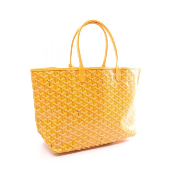 2118800112064 2 Goyard Saint Louis PM Tote Bag Leather Yellow Brown White