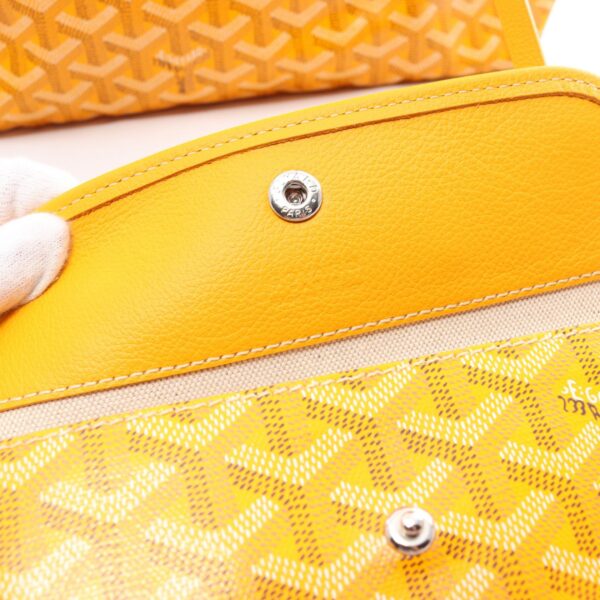 2118800112064 4 Goyard Saint Louis PM Tote Bag Leather Yellow Brown White