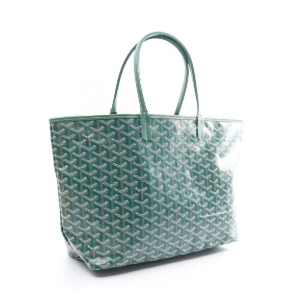 2118800112071 2 Goyard Saint Louis PM Tote Bag Leather Green Multicolor