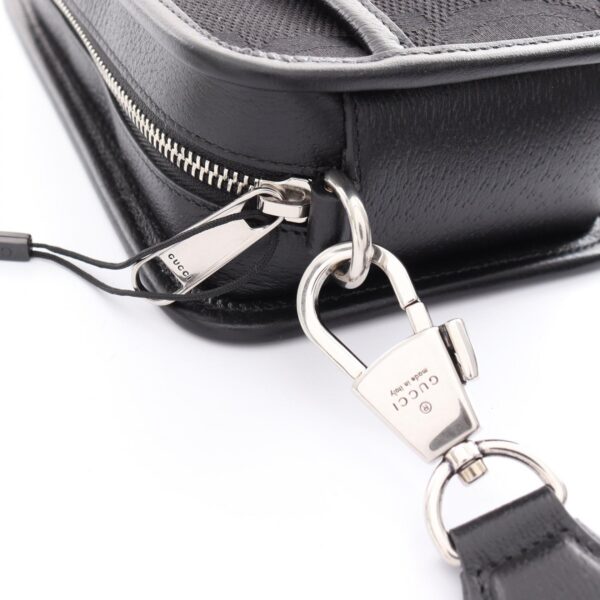 2118800112156 5 Gucci Jumbo GG Mini Shoulder Bag Leather Black