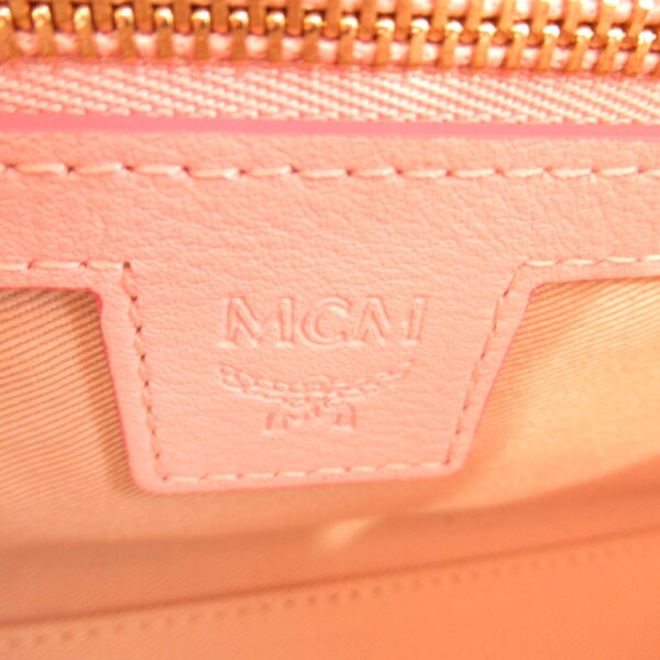 2118900030091 6 MCM 2Way Bag Leather Pink Powder Pink